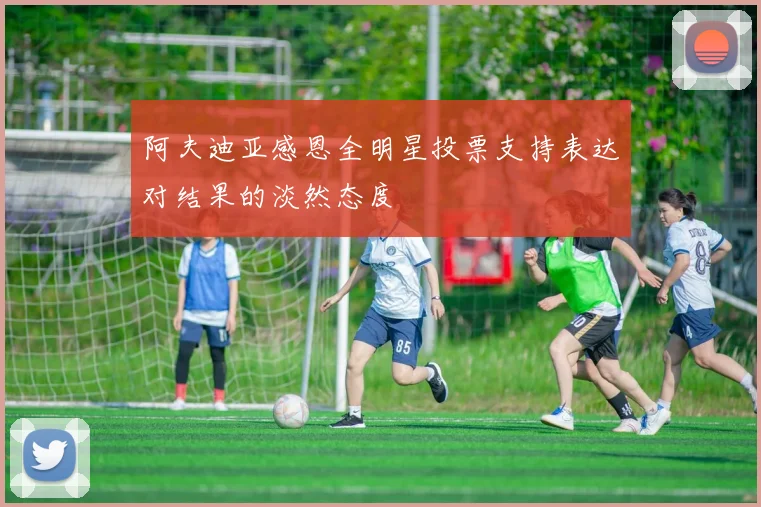 阿夫迪亚感恩全明星投票支持表达对结果的淡然态度